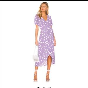 Lilac wrap dress
